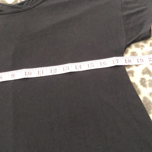 Old Navy Girls Active Go Dry Cutout Tee in Black Size XL 14 - Picture 7 of 15